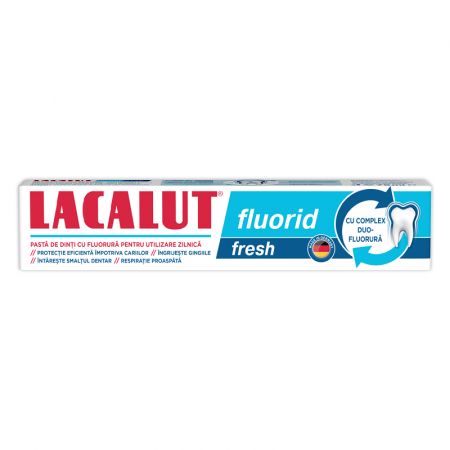 Pasta de dinti Lacalut Fluorid Fresh, 75 ml, Theiss Naturwaren