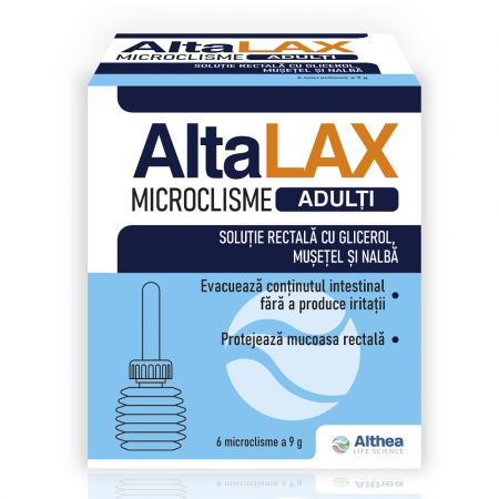 Microclisme pentru adulti, 6 bucati, Altalax