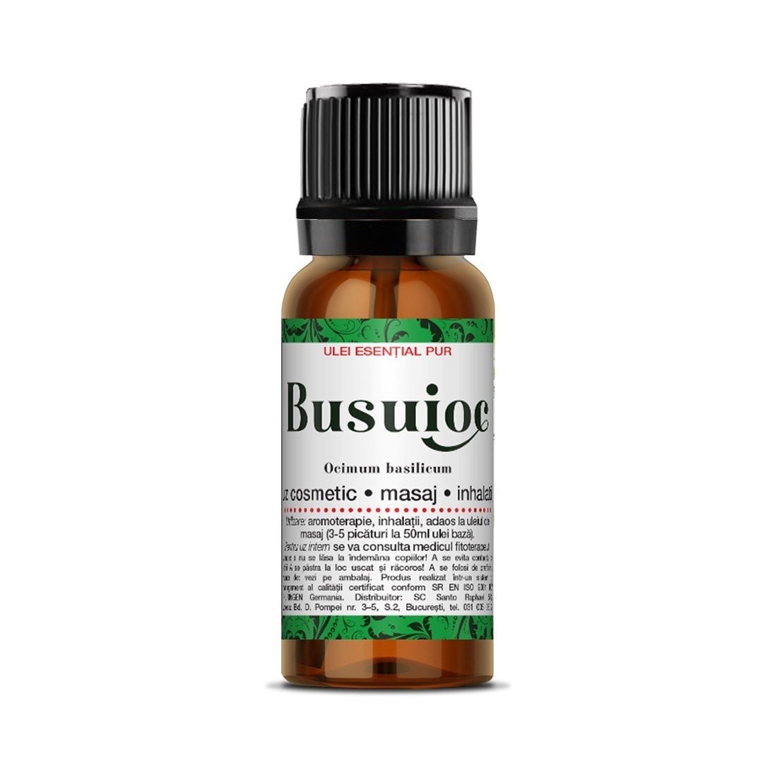 Ulei esential pur de busuioc, 10 ml, Steaua Divina