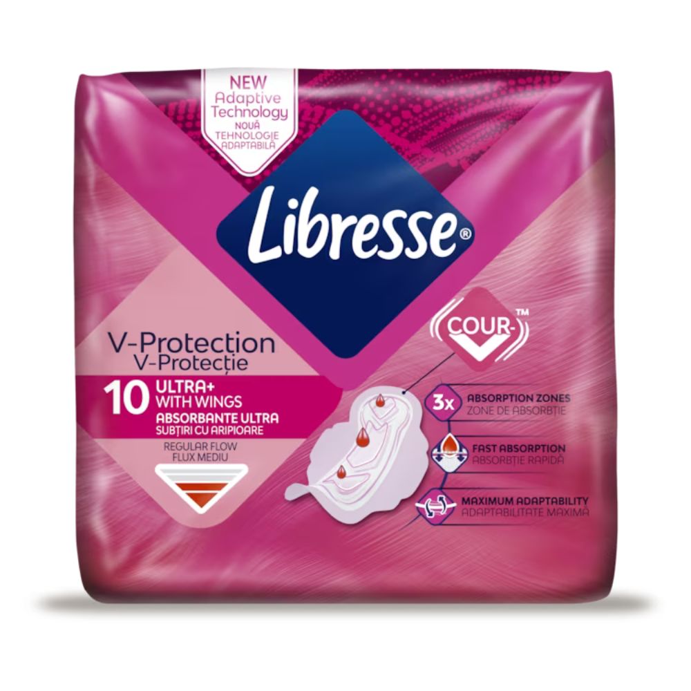 Absorbante Ultra Normal, 10 buc, Libresse