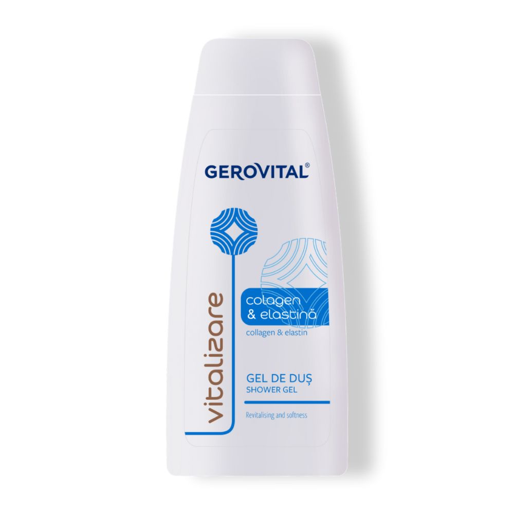 Gel de dus  Colagen si Elastina, 400ml, Gerovital