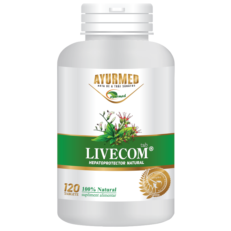 Livecom, 120 tablete, Ayurmed