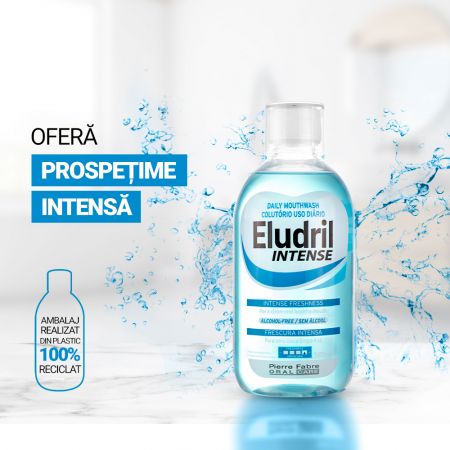 Apa de gura zilnica Intense, 500 ml, Eludril 570889