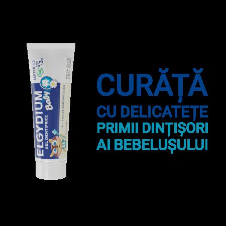 Pasta de dinti fara fluor pentru bebelusi Baby, +6 luni, 30 ml, Elgydium 606879