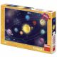 Puzzle Sistemul Solar, +6 ani, 300 piese, Dino 570923