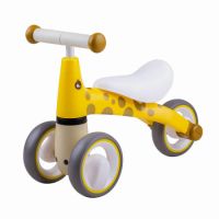 Tricicleta fara pedale Girafa, Alba, 1-2 ani, Didicar