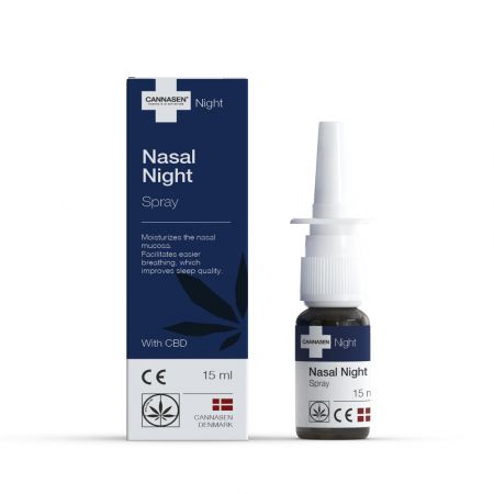 Spray nazal de noapte cu CBD, 15ml, Cannasen