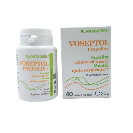 Voseptol V, 40 tablete de supt, Plantavorel