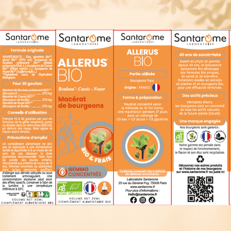 Allerus Mix 3 Muguri Bio, 30 ml, Santarome 806693
