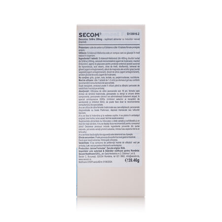 SAM-e Jarrow Formulas, 200 mg, 60 tablete, Secom 776446