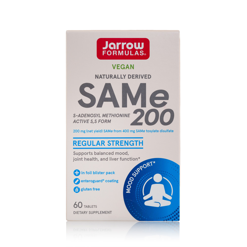 SAM-e Jarrow Formulas, 200 mg, 60 tablete, Secom