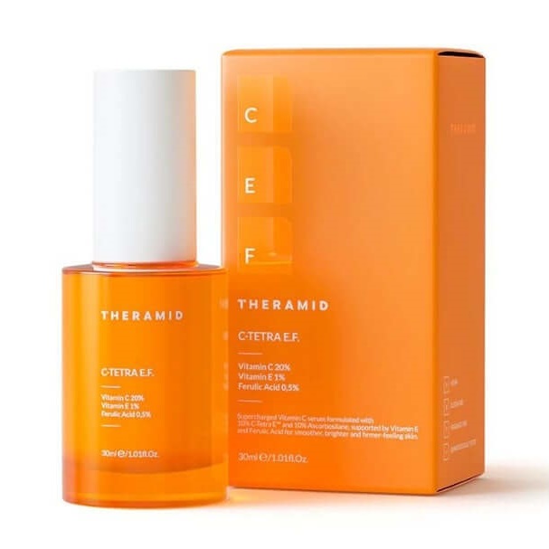 Serum antioxidant cu vitamina C C-TETRA E.F, 30 ml, Theramid