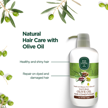 Balsam de par cu ulei de masline natural, 600 ml, Eyup Sabri Tuncer 647116
