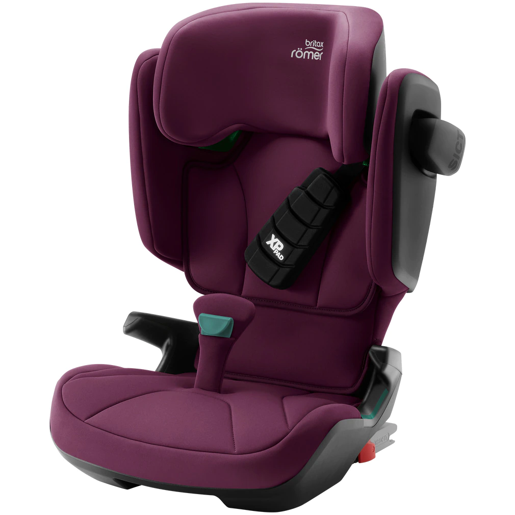 Scaun auto Isofix KIDFIX i-Size, 3.5 - 12 ani, Burgundy Red, Britax