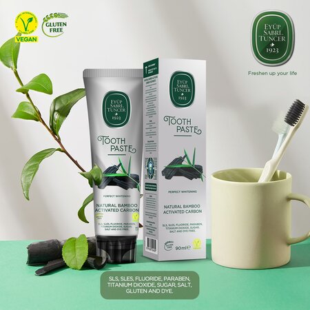 Pasta de dinti cu carbune activ din bambus, 90 ml, Eyup Sabri Tuncer 647142