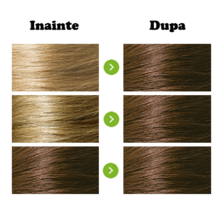 Vopsea de par fara amoniac, Brown 4.0, 115 ml, Naturigin 571392