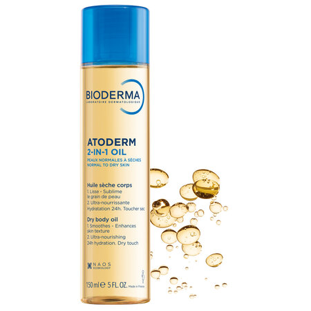 Ulei de corp 2 in 1 Atoderm, 150 ml, Bioderma