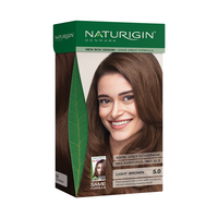 Vopsea de par fara amoniac, Light Brown 5.0, 115 ml, Naturigin