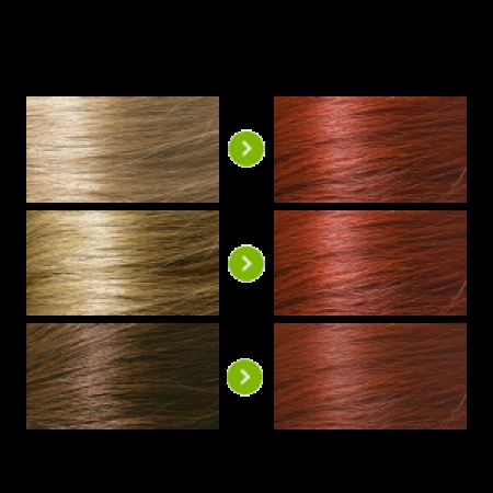 Vopsea de par fara amoniac, Intense Red  7.55, 115 ml, Naturigin 571453