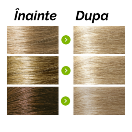 Vopsea de par fara amoniac, Light Blonde 9.0, 115 ml, Naturigin 571480
