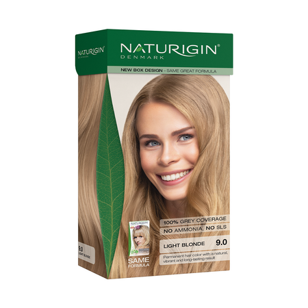Vopsea de par fara amoniac, 115 ml, Very Light Natural Blonde 9.0, Naturigin