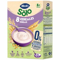 Pudra instant de 8 cereale, 6 luni+, 340 g, Hero Baby