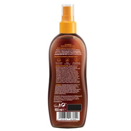 Ulei Spray bronzare rapida SPF6 Sun, 150 ml, Elmiplant 779989