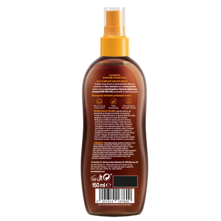 Ulei Spray bronzare rapida SPF6 Sun, 150 ml, Elmiplant 779989