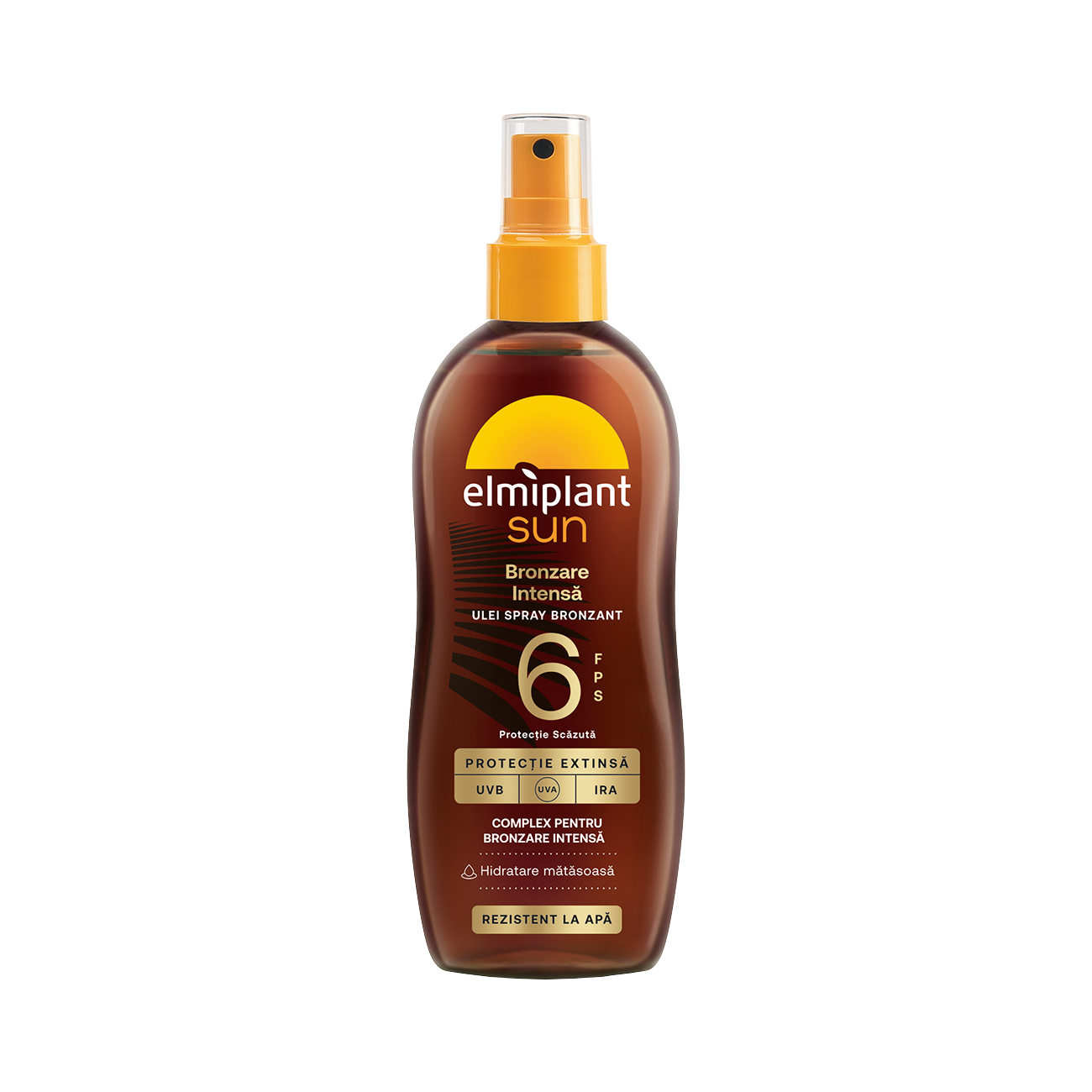 Ulei Spray bronzare rapida SPF6 Sun, 150 ml, Elmiplant