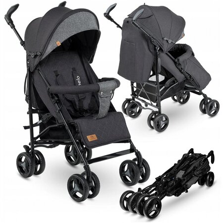 Carucior sport Irma, Negru, 1 bucata, Lionelo 572128