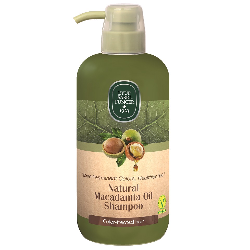 Sampon cu ulei de macadamia natural, 600 ml, Eyup Sabri Tuncer