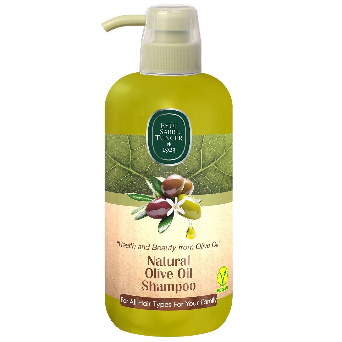 Sampon cu ulei de masline natural, 600 ml, Eyup Sabri Tuncer