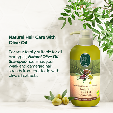 Sampon cu ulei de masline natural, 600 ml, Eyup Sabri Tuncer 647112