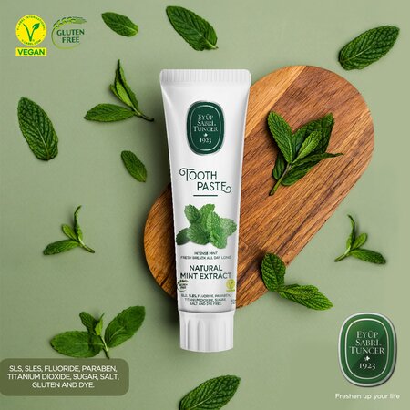 Pasta de dinti cu extract natural de menta, 90 ml, Eyup Sabri Tuncer 647159