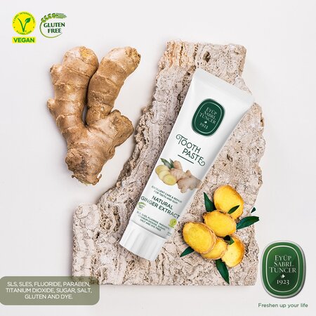 Pasta de dinti cu extract natural de Ghimbir, 90 ml, Eyup Sabri Tuncer 647162