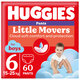 Scutece Pants Little Movers, Nr. 6, 15-25 kg, Boy, 60 bucati, Huggies 801226