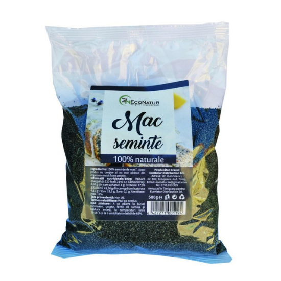 Seminte de Mac, 500g, EcoNatur 