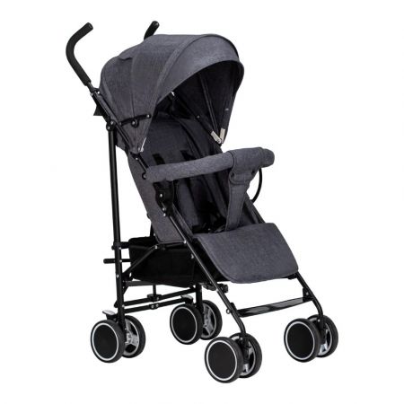 FREEON 48532 CARUCIOR SPORT, SIMPLE, SPATAR SI SUPORT PICIOARE REGLABILE, CAPOTINA CU FEREASTRA, GREY