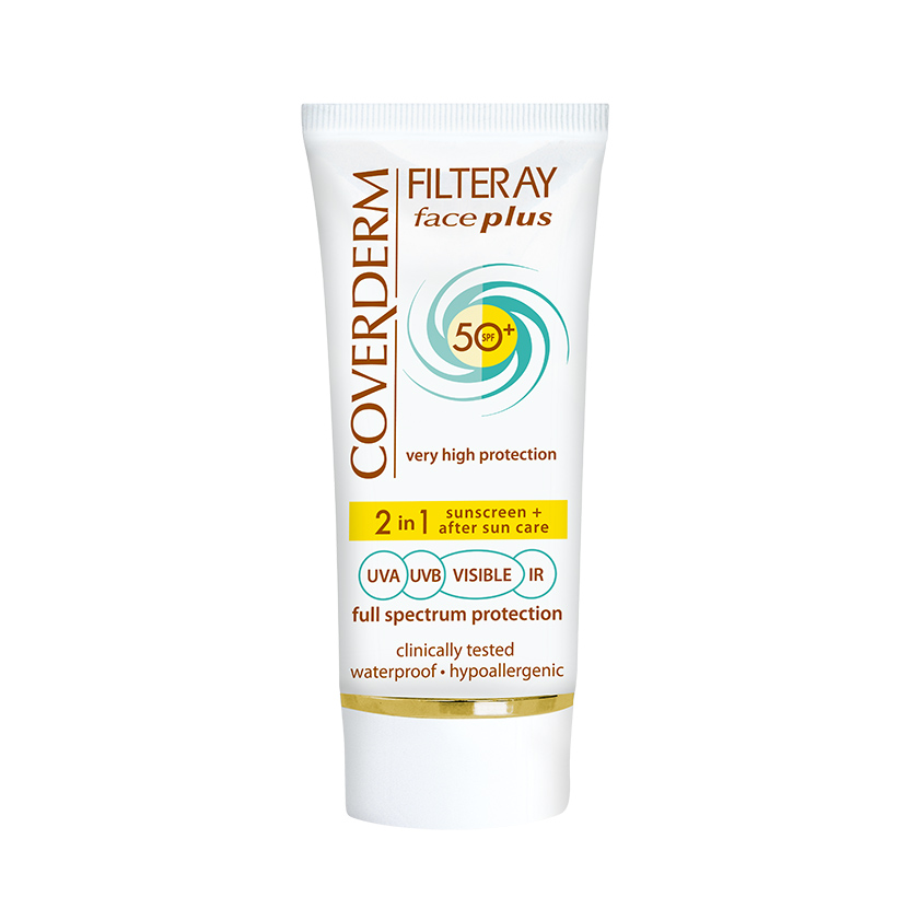 Filteray Face Spf 50 Normal, 50 ml, Light Beige, Coverderm