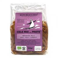Paste Bio din orez, naut si turmeric fara gluten, 250 g, Republica Bio