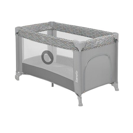 Patut pliabil 2 in 1 Stefi, 120x60 cm, Grey, Lionelo 572649