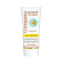 Filteray Face Plus Spf 30 Dry/Sensitive, 50 ml, Soft Brown, Coverderm