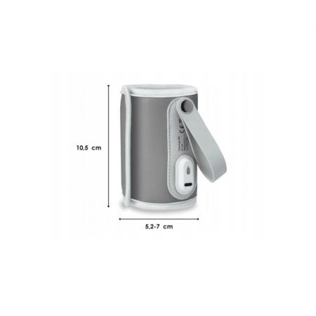 Incalzitor pentru biberoane portabil ThermUp Go, Gri, Lionelo 572806