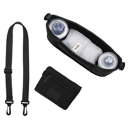 Geanta impermeabila pentru carucior Little Cube, Negru, Lionelo 572834