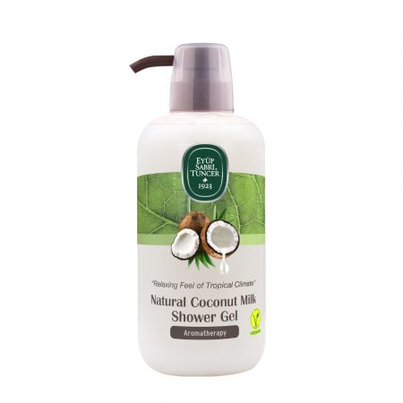 Gel de dus cu lapte natural din nuca de cocos, 600 ml, Eyup Sabri Tuncer