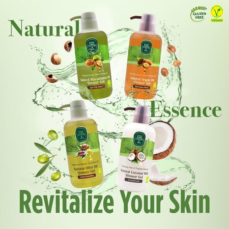 Gel de dus cu ulei natural de Macadamia, 600 ml, Eyup Sabri Tuncer 647124