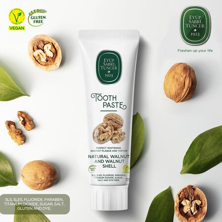 Pasta de dinti cu extract natural din Nuca si Coaja de Nuca, 90 ml, Eyup Sabri Tuncer 647144