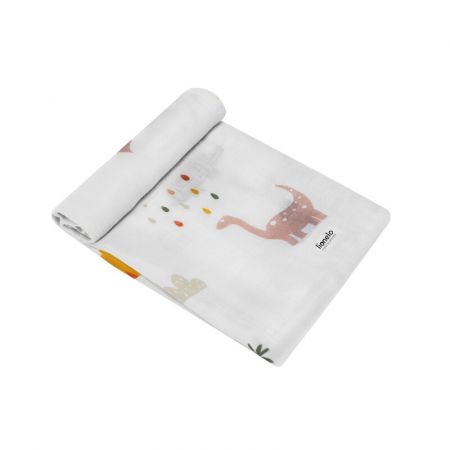 Set 3 scutece multifunctionale din bambus, 70x70 cm, Dino, Lionelo 572990