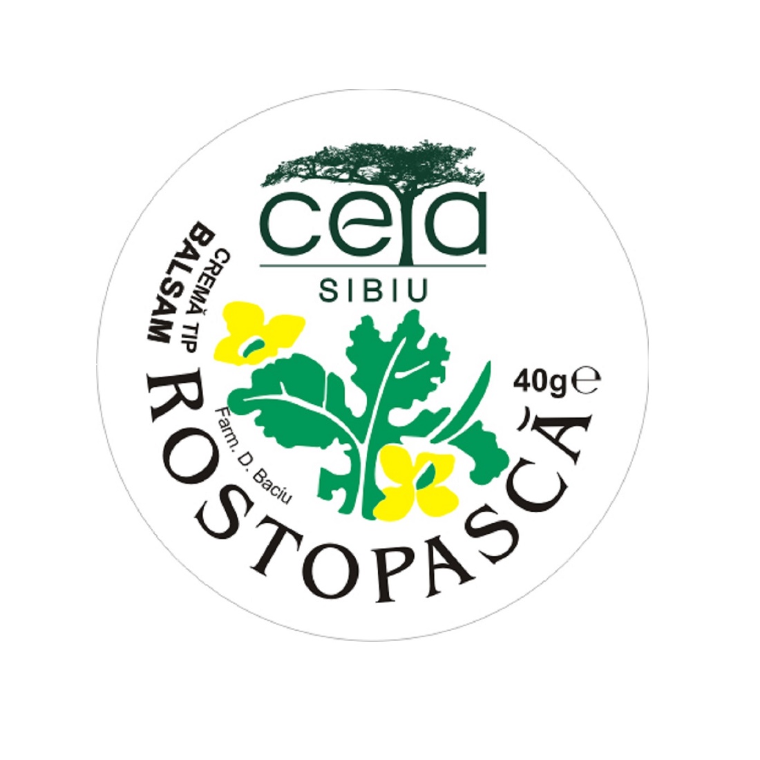 Crema tip balsam cu Rostopasca, 40 g, Ceta