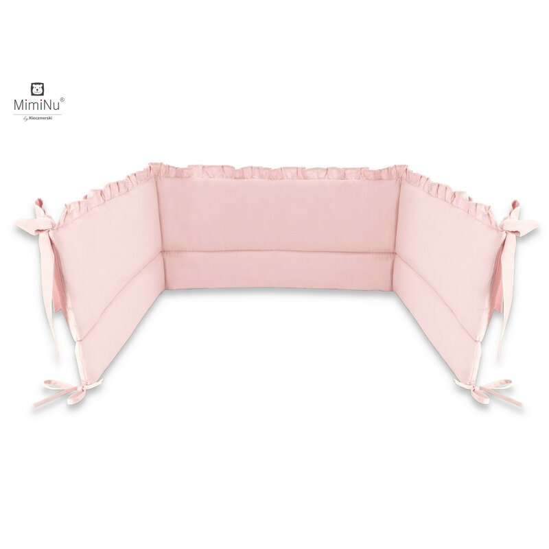 Aparatoare pentru patut Colectia Royal, 120x60 cm, Powder Pink, MimiNu